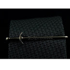 New Unique Quality Tie Clip  Simple Tie Clip Party Tie Bar Clip For Regular Ties Necktie Wedding Business Ties Accessories Men's Tie Pin Novelty Personality Tie Clip Regular Tie Necktie Clip For School And Daily Life Stevvex