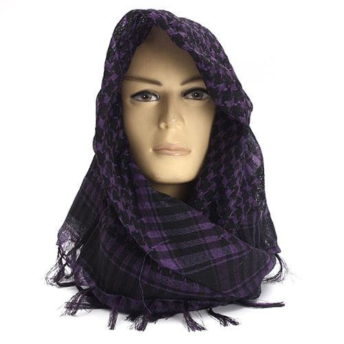 New Unisex Scarf Lightweight Plaid Tassel Arab Desert Shemagh Keffiyeh Scarf Wrap Pashmina Plaid Pattern Large Warm Keeper Military Shemagh Army Desert Keffiyeh Arab Scarf Shawl Neck Cover Head Wrap Scarf Military Shemagh Tactical Desert Keffiyeh Stevvex