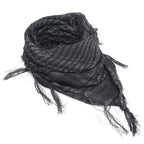 New Unisex Scarf Lightweight Plaid Tassel Arab Desert Shemagh Keffiyeh Scarf Wrap Pashmina Plaid Pattern Large Warm Keeper Military Shemagh Army Desert Keffiyeh Arab Scarf Shawl Neck Cover Head Wrap Scarf Military Shemagh Tactical Desert Keffiyeh Stevvex