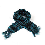 New Unisex Scarf Lightweight Plaid Tassel Arab Desert Shemagh Keffiyeh Scarf Wrap Pashmina Plaid Pattern Large Warm Keeper Military Shemagh Army Desert Keffiyeh Arab Scarf Shawl Neck Cover Head Wrap Scarf Military Shemagh Tactical Desert Keffiyeh Stevvex