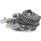 New Unisex Scarf Lightweight Plaid Tassel Arab Desert Shemagh Keffiyeh Scarf Wrap Pashmina Plaid Pattern Large Warm Keeper Military Shemagh Army Desert Keffiyeh Arab Scarf Shawl Neck Cover Head Wrap Scarf Military Shemagh Tactical Desert Keffiyeh Stevvex