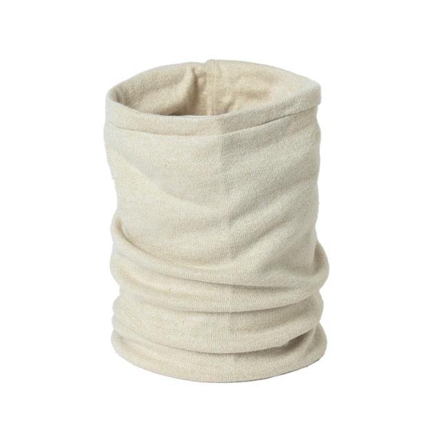 New Unisex Solid Ring Scarf Luxury Neckerchief Children's Outdoor Ski Face Mask Winter Warm Snood Cotton Men Women Echarpe Outdoor Seamless Face Mask Tube Bandana Homotropy for Dust Fishing Yoga Motorcycling Festivals Sports Stevvex