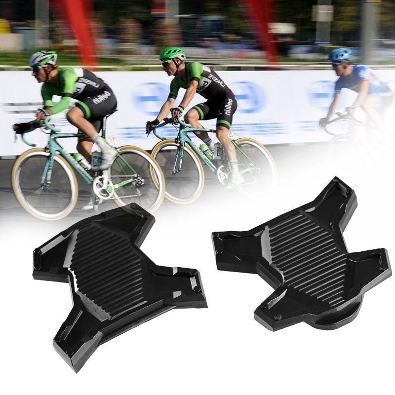 New Upgrade Road Bike Clipless Pedal Platform Adapter Convert For Look System Bicycle Clip Pedal Adaptor Converts Clipless Into Flat Pedals No Cleats Needed Adding Grip And Comfort Stevvex