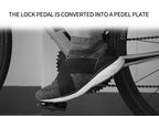 New Upgrade Road Bike Clipless Pedal Platform Adapter Convert For Look System Bicycle Clip Pedal Adaptor Converts Clipless Into Flat Pedals No Cleats Needed Adding Grip And Comfort Stevvex