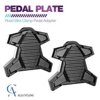 New Upgrade Road Bike Clipless Pedal Platform Adapter Convert For Look System Bicycle Clip Pedal Adaptor Converts Clipless Into Flat Pedals No Cleats Needed Adding Grip And Comfort Stevvex