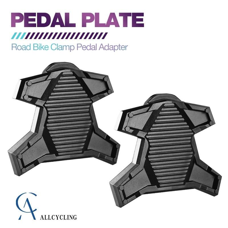 New Upgrade Road Bike Clipless Pedal Platform Adapter Convert For Look System Bicycle Clip Pedal Adaptor Converts Clipless Into Flat Pedals No Cleats Needed Adding Grip And Comfort Stevvex