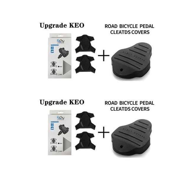New Upgrade Road Bike Clipless Pedal Platform Adapter Convert For Look System Bicycle Clip Pedal Adaptor Converts Clipless Into Flat Pedals No Cleats Needed Adding Grip And Comfort Stevvex