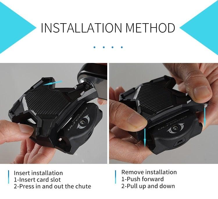 New Upgrade Road Bike Clipless Pedal Platform Adapter Convert For Look System Bicycle Clip Pedal Adaptor Converts Clipless Into Flat Pedals No Cleats Needed Adding Grip And Comfort Stevvex