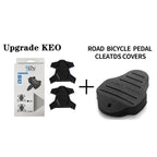 New Upgrade Road Bike Clipless Pedal Platform Adapter Convert For Look System Bicycle Clip Pedal Adaptor Converts Clipless Into Flat Pedals No Cleats Needed Adding Grip And Comfort Stevvex