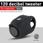 New USB Rechargeable Battery Bicycle Bell 120db Waterproof Cycling Bike Bells Electric Horn Mini Portable Cycling Handlebar Bell Electra Bike Bell Electric Cycling Bells Horn Loud Bicycle Horns Water-Resistant Sound Modes Bike Bells Stevvex