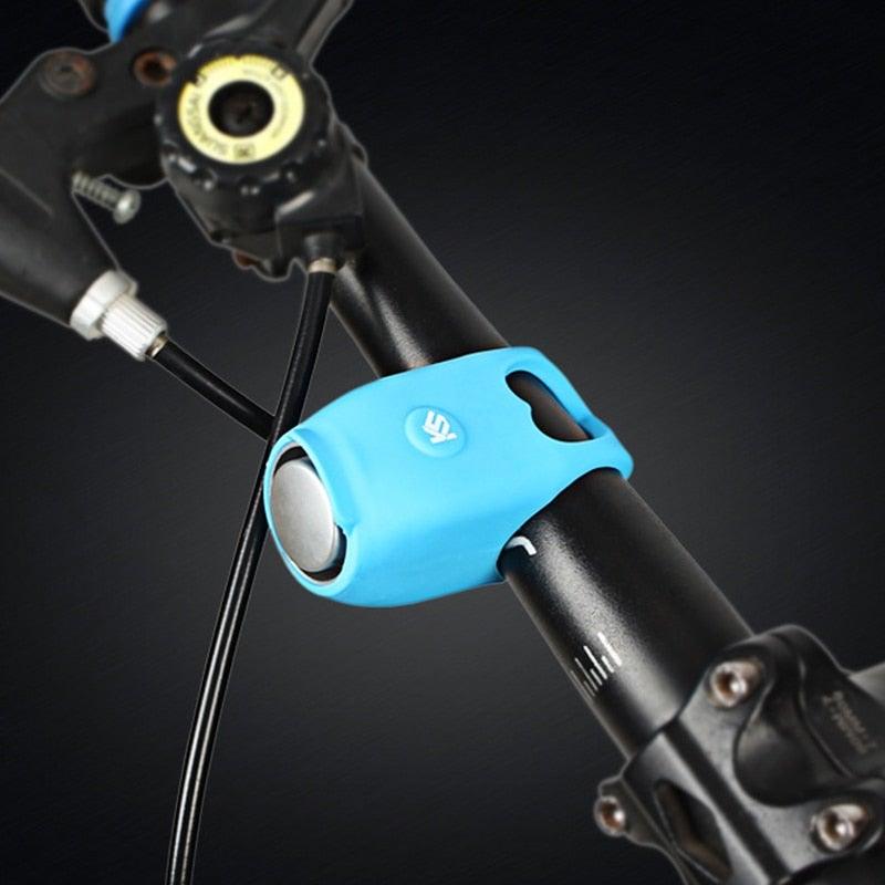 New USB Rechargeable Battery Bicycle Bell 120db Waterproof Cycling Bike Bells Electric Horn Mini Portable Cycling Handlebar Bell Electra Bike Bell Electric Cycling Bells Horn Loud Bicycle Horns Water-Resistant Sound Modes Bike Bells Stevvex