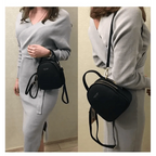 New Versatile Big Capacity 3 Layer Women Backpack Fashionable Small Backpack For Ladies Soft Leather Shoulder Crossbody bag for Female Stevvex
