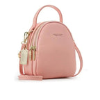 New Versatile Big Capacity 3 Layer Women Backpack Fashionable Small Backpack For Ladies Soft Leather Shoulder Crossbody bag for Female Stevvex