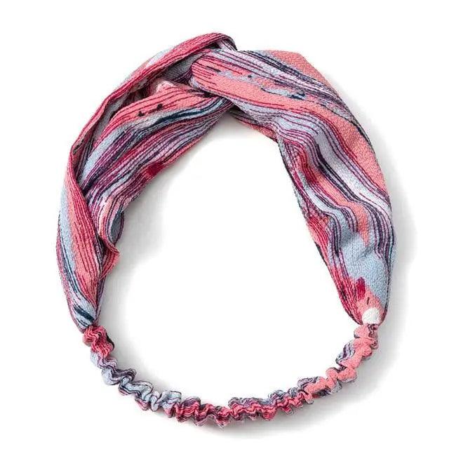 New Versatile Design Fashion Women's Summer Style Headbands For Girl Cross Turban Bandanas Hairbands Hair Accessories Stevvex