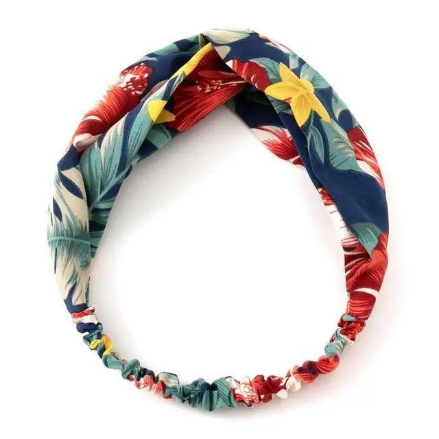 New Versatile Design Fashion Women's Summer Style Headbands For Girl Cross Turban Bandanas Hairbands Hair Accessories Stevvex