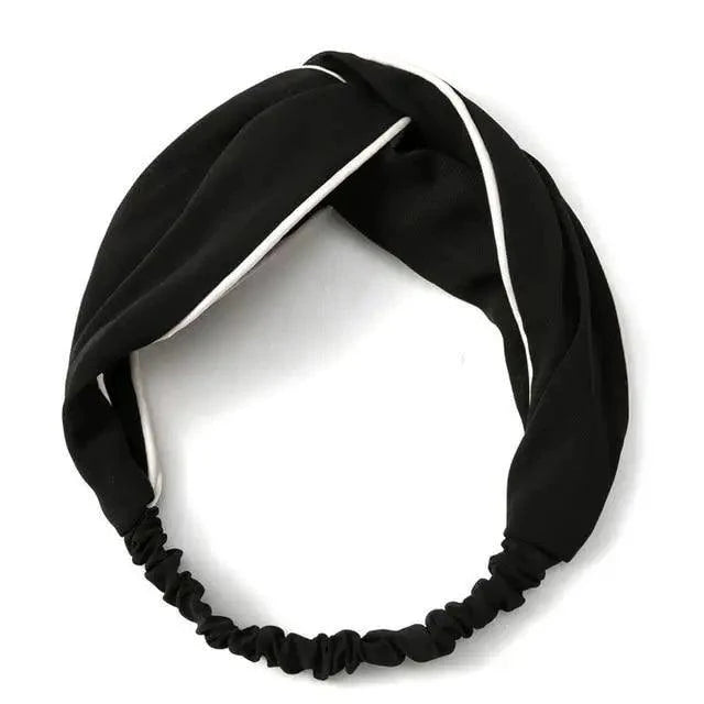 New Versatile Design Fashion Women's Summer Style Headbands For Girl Cross Turban Bandanas Hairbands Hair Accessories Stevvex