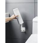 New Vigorous 1Pc Kitchen Self-adhesive Accessories Under Cabinet Paper Roll Rack Towel Holder Tissue Hanger Storage Rack for Bathroom Toilet Stevvex
