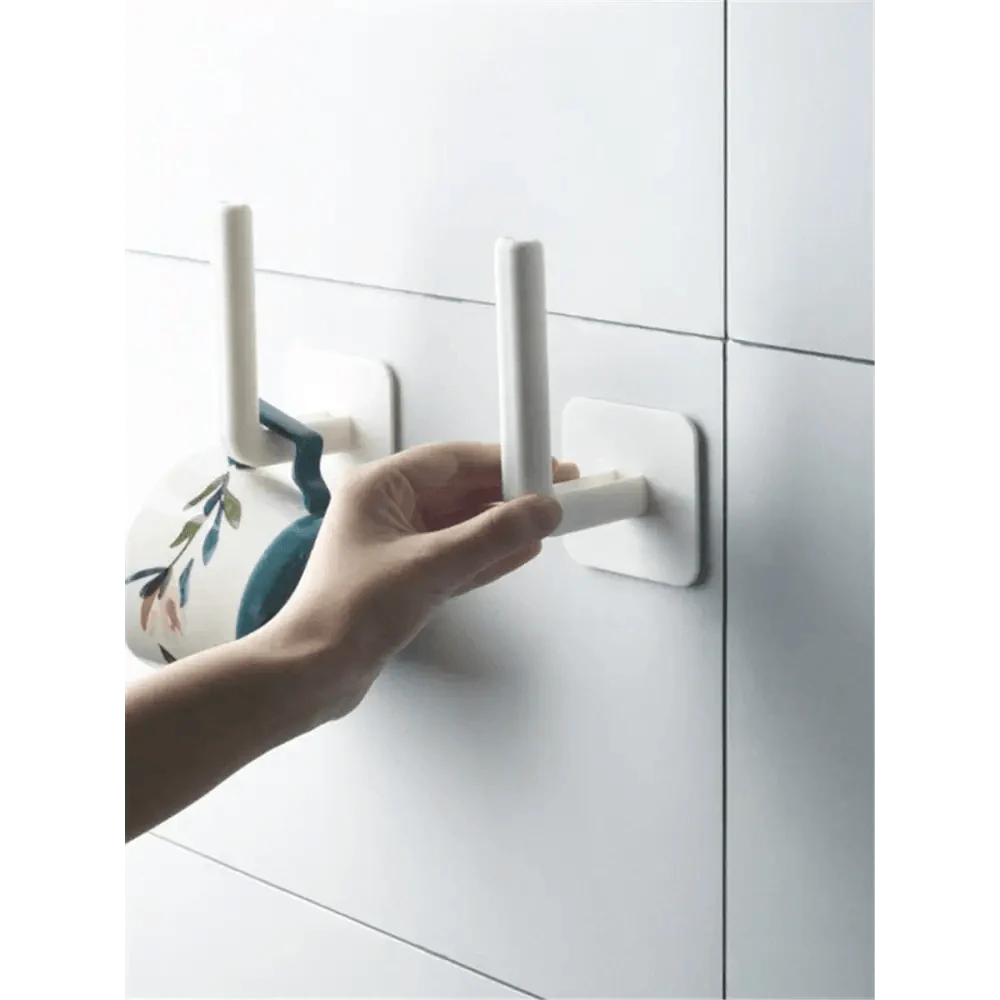 New Vigorous 1Pc Kitchen Self-adhesive Accessories Under Cabinet Paper Roll Rack Towel Holder Tissue Hanger Storage Rack for Bathroom Toilet Stevvex