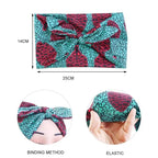 New Vintage African Print Stretch Bandana Head Wrap Long Scarf satin Floral Women Party Turban Headwear Cap Hair Accessories Stevvex