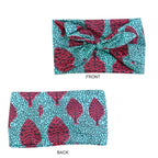 New Vintage African Print Stretch Bandana Head Wrap Long Scarf satin Floral Women Party Turban Headwear Cap Hair Accessories Stevvex