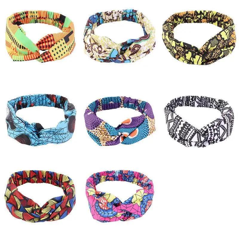New Vintage African Print Stretch Bandana Head Wrap Long Scarf satin Floral Women Party Turban Headwear Cap Hair Accessories Stevvex