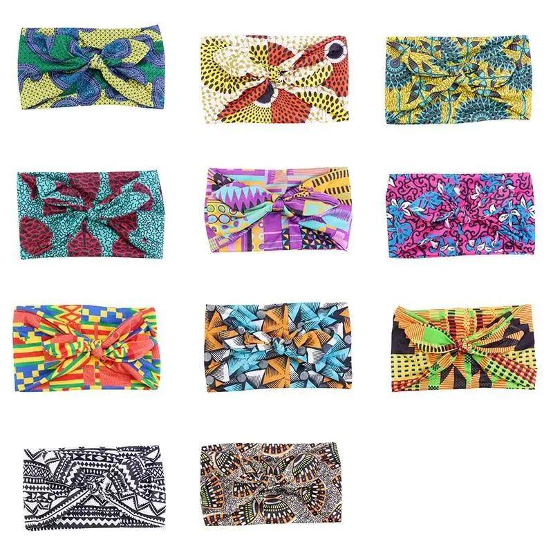 New Vintage African Print Stretch Bandana Head Wrap Long Scarf satin Floral Women Party Turban Headwear Cap Hair Accessories Stevvex