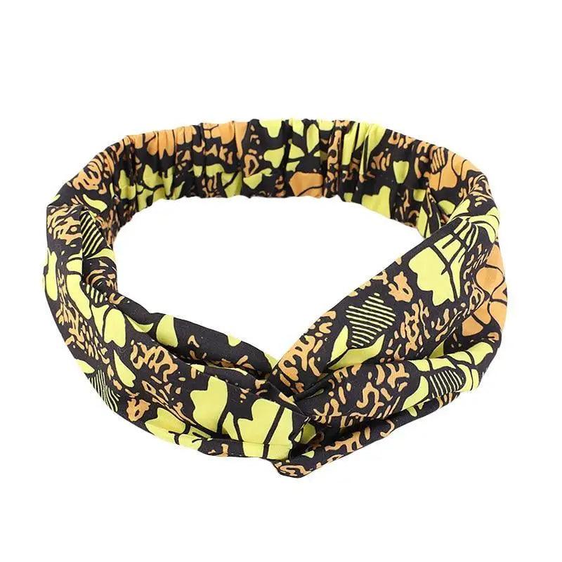 New Vintage African Print Stretch Bandana Head Wrap Long Scarf satin Floral Women Party Turban Headwear Cap Hair Accessories Stevvex