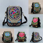 New Vintage Handmade Women Mini Crossbody Bag Pouch, Small Handbag Coin Purse, Style For Ladies Stevvex