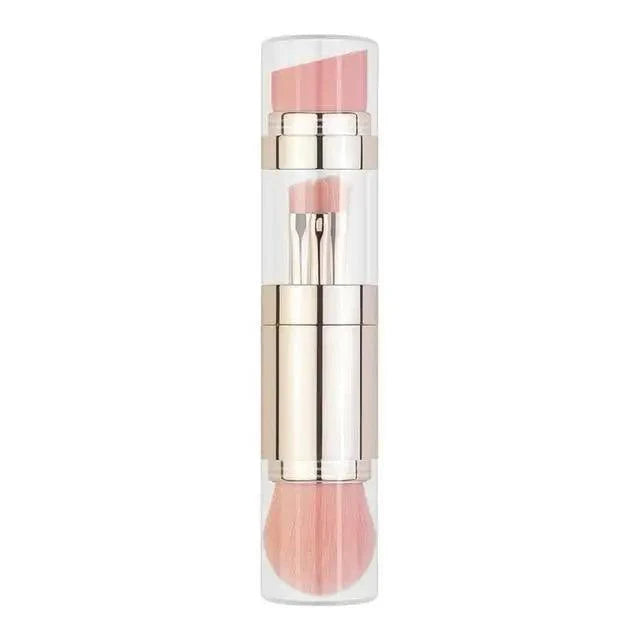 New Vintage Style 4 In 1 Makeup Brushes For Foundation, Eyebrow Shadow, Eyeliner Blush Powder, Brush Cosmetic And Concealer Professional Makeup Brush Stevvex