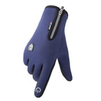 New Warm Winter Fishing Gloves For Winter Waterproof Windproof Breathable Full Finger Non Slip Outdoor Fishing  Gloves Winter Touch Screen Running Gloves Thin Thermal Gloves Cycling Gloves Stevvex