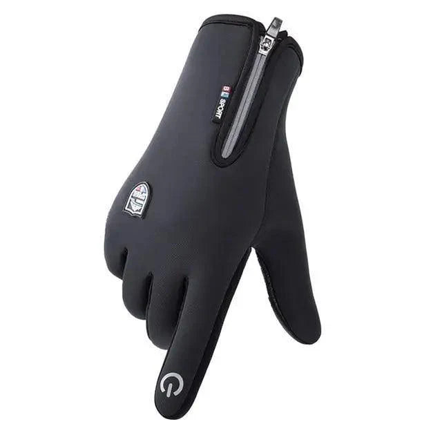 New Warm Winter Fishing Gloves For Winter Waterproof Windproof Breathable Full Finger Non Slip Outdoor Fishing  Gloves Winter Touch Screen Running Gloves Thin Thermal Gloves Cycling Gloves Stevvex