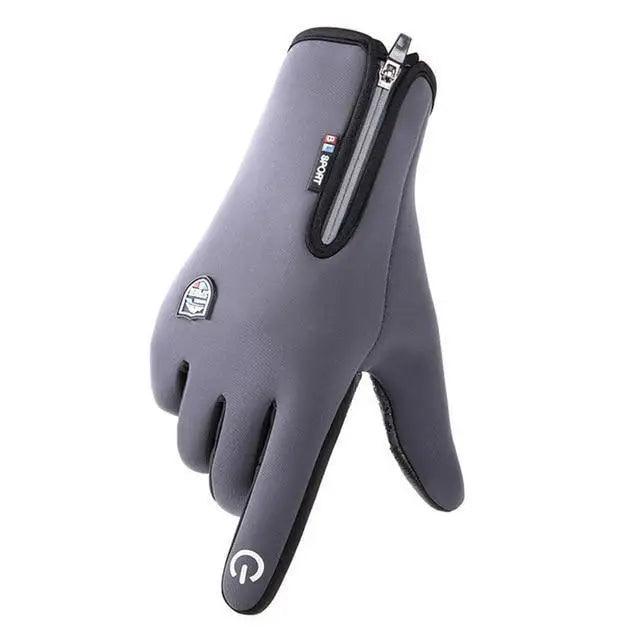 New Warm Winter Fishing Gloves For Winter Waterproof Windproof Breathable Full Finger Non Slip Outdoor Fishing  Gloves Winter Touch Screen Running Gloves Thin Thermal Gloves Cycling Gloves Stevvex