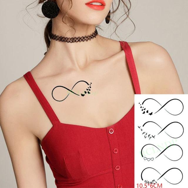 New Waterproof Temporary Sticker Tattoo Flame Heart Star Element Body Art Cute Small Tattoos For Kids Womens Stevvex