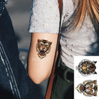 New Waterproof Temporary Sticker Tattoo Flame Heart Star Element Body Art Cute Small Tattoos For Kids Womens Stevvex