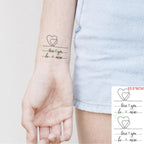New Waterproof Temporary Sticker Tattoo Flame Heart Star Element Body Art Cute Small Tattoos For Kids Womens Stevvex