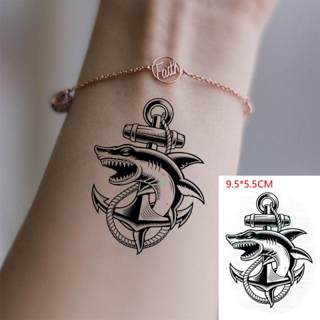 New Waterproof Temporary Sticker Tattoo Flame Heart Star Element Body Art Cute Small Tattoos For Kids Womens Stevvex