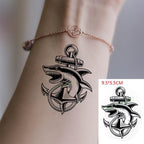 New Waterproof Temporary Sticker Tattoo Flame Heart Star Element Body Art Cute Small Tattoos For Kids Womens Stevvex