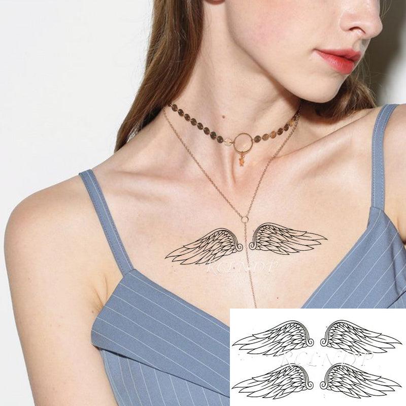 New Waterproof Temporary Sticker Tattoo Flame Heart Star Element Body Art Cute Small Tattoos For Kids Womens Stevvex