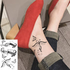 New Waterproof Temporary Sticker Tattoo Flame Heart Star Element Body Art Cute Small Tattoos For Kids Womens Stevvex