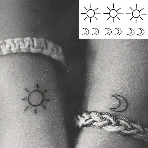 New Waterproof Temporary Sticker Tattoo Flame Heart Star Element Body Art Cute Small Tattoos For Kids Womens Stevvex