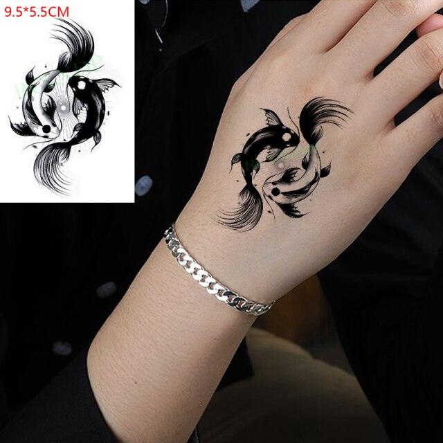 New Waterproof Temporary Sticker Tattoo Flame Heart Star Element Body Art Cute Small Tattoos For Kids Womens Stevvex