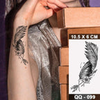 New Waterproof Temporary Tattoo Sticker Deer Animal Flash Tatoo Black Line Body Art Small Decorative Design For Womens Boys
