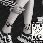 New Waterproof Temporary Tattoo Sticker Deer Animal Flash Tatoo Black Line Body Art Small Decorative Design For Womens Boys