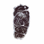New Waterproof Temporary Wolf Sticker Tattoo Mens Modern Tattoo Realistic Design