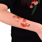 New Waterproof Temporary Wolf Sticker Tattoo Mens Modern Tattoo Realistic Design