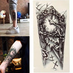 New Waterproof Temporary Wolf Sticker Tattoo Mens Modern Tattoo Realistic Design