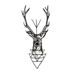 New Waterproof Temporary Wolf Sticker Tattoo Mens Modern Tattoo Realistic Design