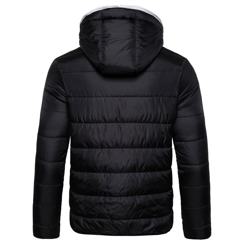 New Waterproof Winter Jacket Men Hooded Warm Autumn Jacket Windproof Hooded  Men Blue Comfortable Men's Jackets Lightweight Hiking Jackets For Ski Winter Coat Stevvex