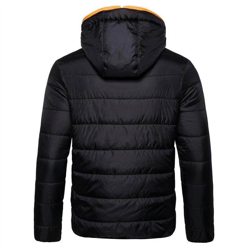 New Waterproof Winter Jacket Men Hooded Warm Autumn Jacket Windproof Hooded  Men Blue Comfortable Men's Jackets Lightweight Hiking Jackets For Ski Winter Coat Stevvex