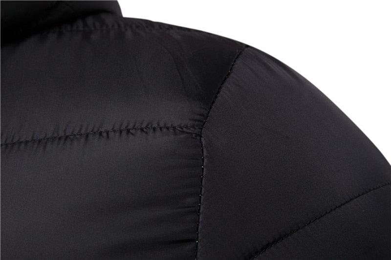 New Waterproof Winter Jacket Men Hooded Warm Autumn Jacket Windproof Hooded  Men Blue Comfortable Men's Jackets Lightweight Hiking Jackets For Ski Winter Coat Stevvex